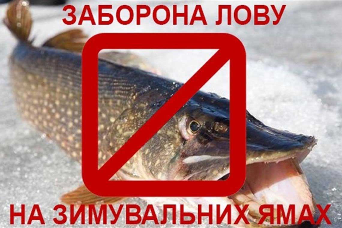 З 1 листопада заборонено ловити рибу на зимувальних ямах, - Житомирська рибоохорона (Інтерактивна карта)