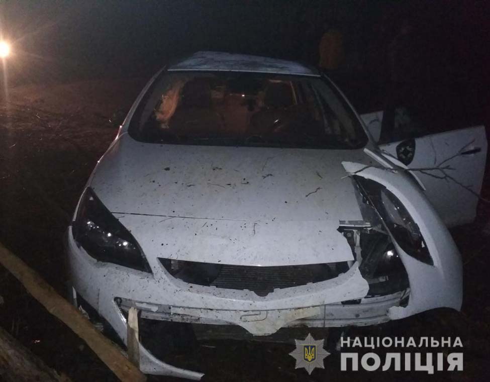 В Овруцькому районі іномарка в’їхала в електроопору: 20-річний пасажир в реанімації ?ФОТО
