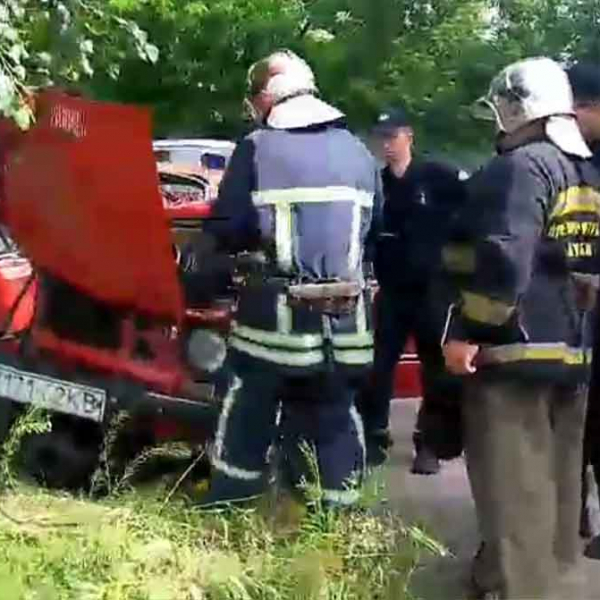 На Житомирщині рятувальники деблокували водія, який внаслідок ДТП застряг в автомобілі (ВІДЕО)