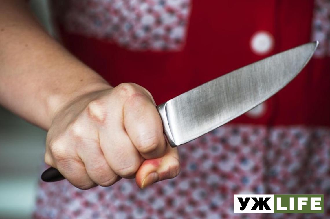 На Овруччині під час сімейної сварки жінка вдарила ножем у живіт свого співмешканця