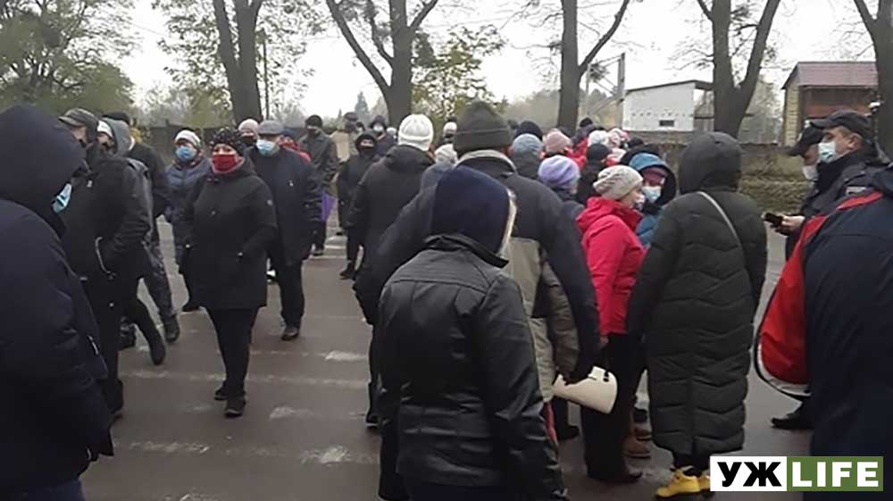 Підприємці з Овруча через карантин перекривали міжнародну трасу (ВІДЕО)