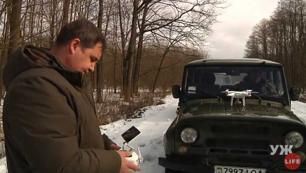 Лісівники Житомирщини за допомогою квадрокоптерів та фотопасток проводять облік диких тварин
