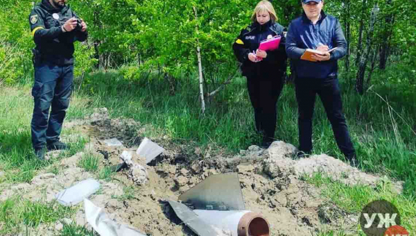 На Житомирщині серед поля виявили уламки російської ракети