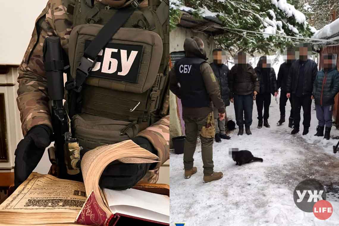 У монастирях на Коростенщині СБУ виявило молодиків з кримінальним минулим та пропагандистську літературу рф