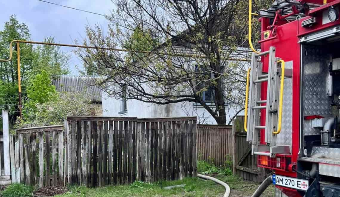 У місті Коростенського району на пожежі загинула людина