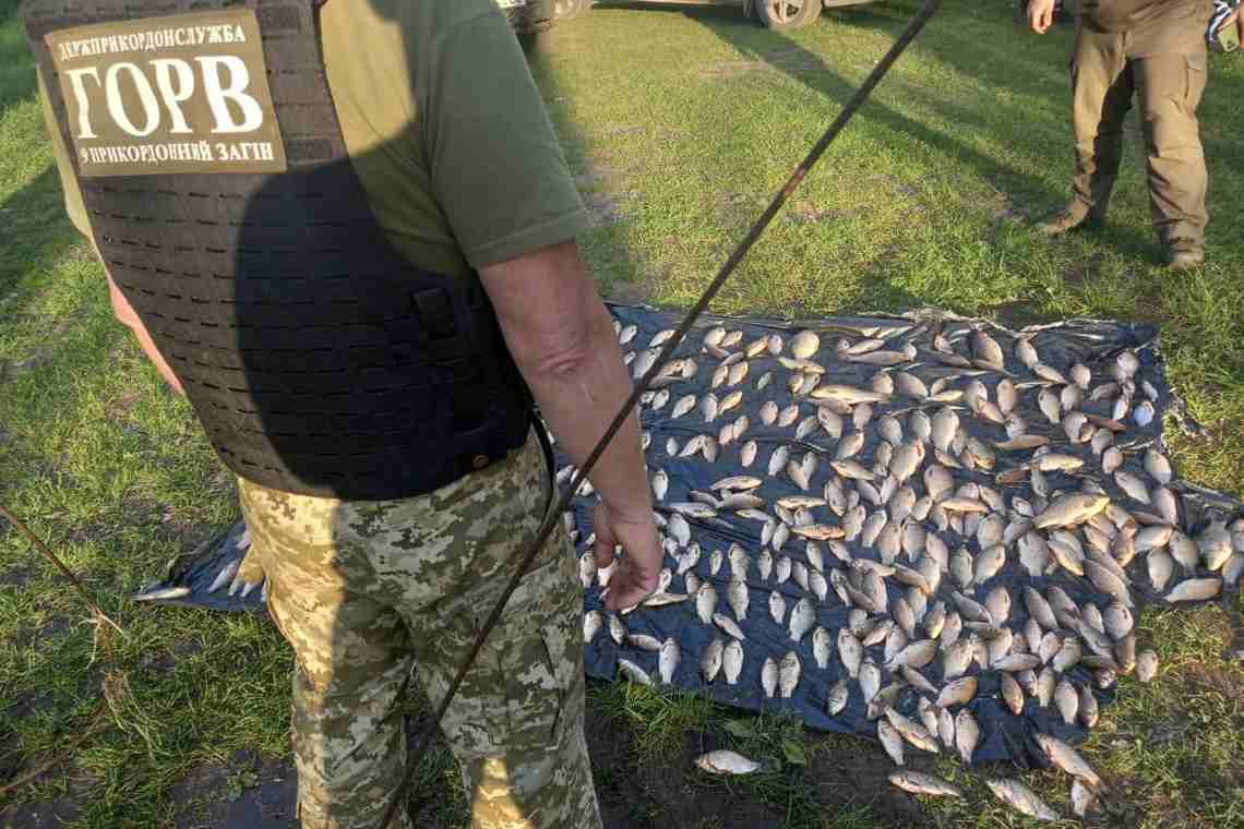На Коростенщині двоє чоловіків наловили риби більш ніж на півмільйона гривень